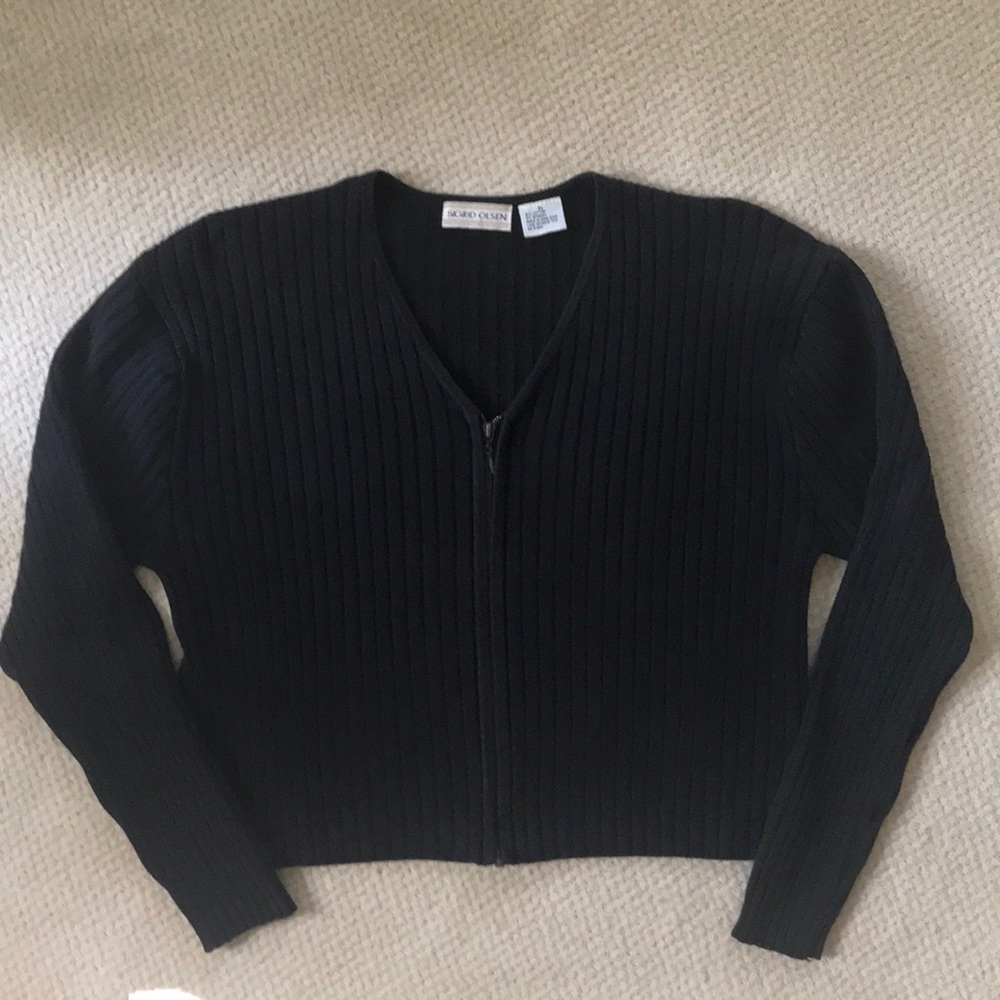 ⭐️Sigrid Olsen zip cardigan⭐️